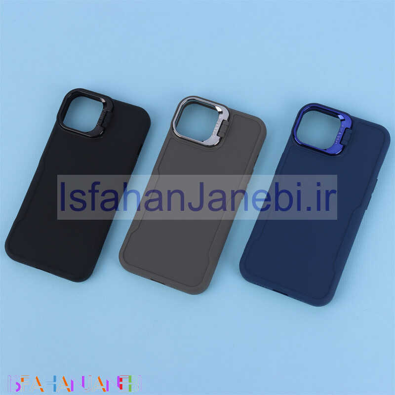 اصفهان جانبی-قاب سیلیکونی استندشو Case.Pro آیفون 13 / 14