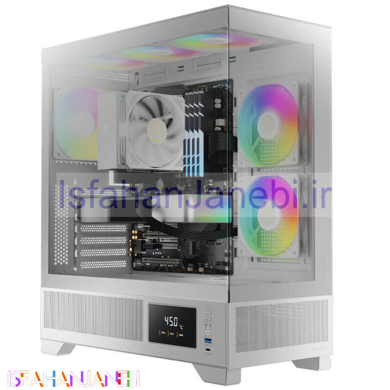 اصفهان جانبی-کیس کامپیوتر گیم دیاس Gamdias ATLAS M1 WH