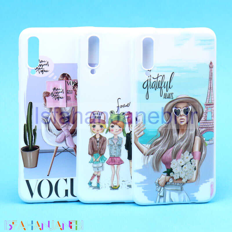 اصفهان جانبی-قاب فانتزی سفید طرح دختر سامسونگ A30s/A50s