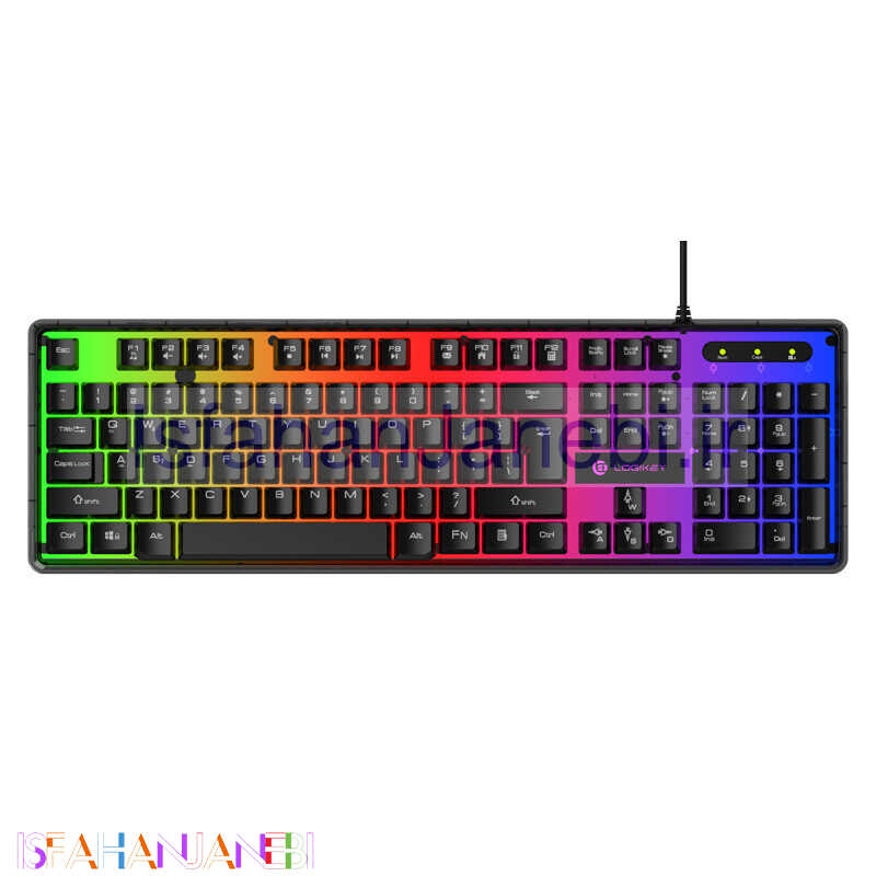 اصفهان جانبی-کیبورد گیمینگ لاجی کی K230B