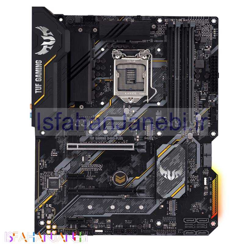 اصفهان جانبی-مادربرد ایسوس TUF B460-PLUS GAMING DDR4