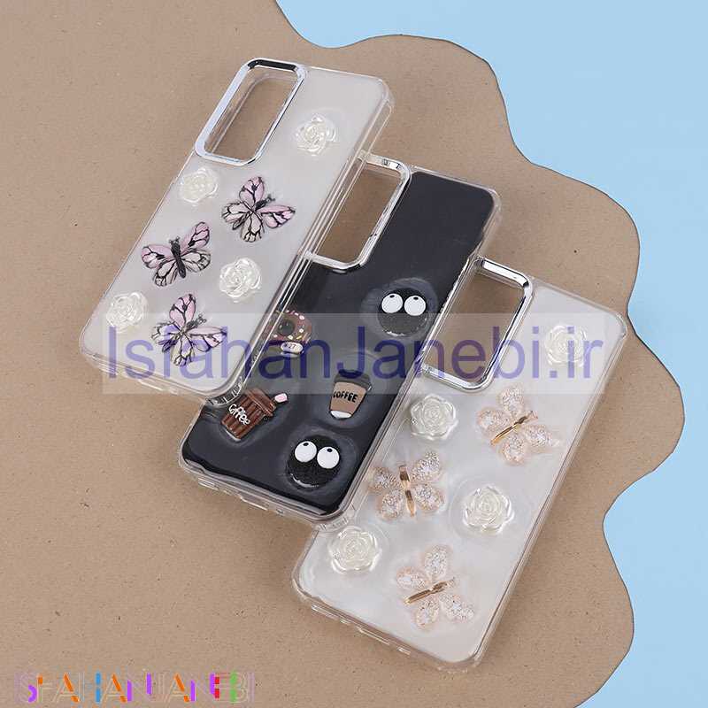 اصفهان جانبی-قاب رزینی سامسونگ Galaxy A16 4G / A16 5G برجسته طرح دار