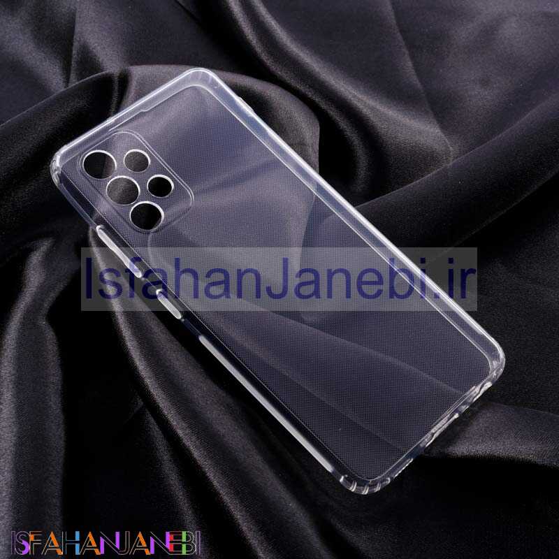اصفهان جانبی-قاب ژله ای ساده بی رنگ محافظ لنزدار Samsung Galaxy A32 4G