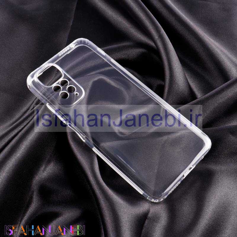 اصفهان جانبی-قاب ژله ای ساده بی رنگ محافظ لنزدار Xiaomi Redmi Note 11 / 11s