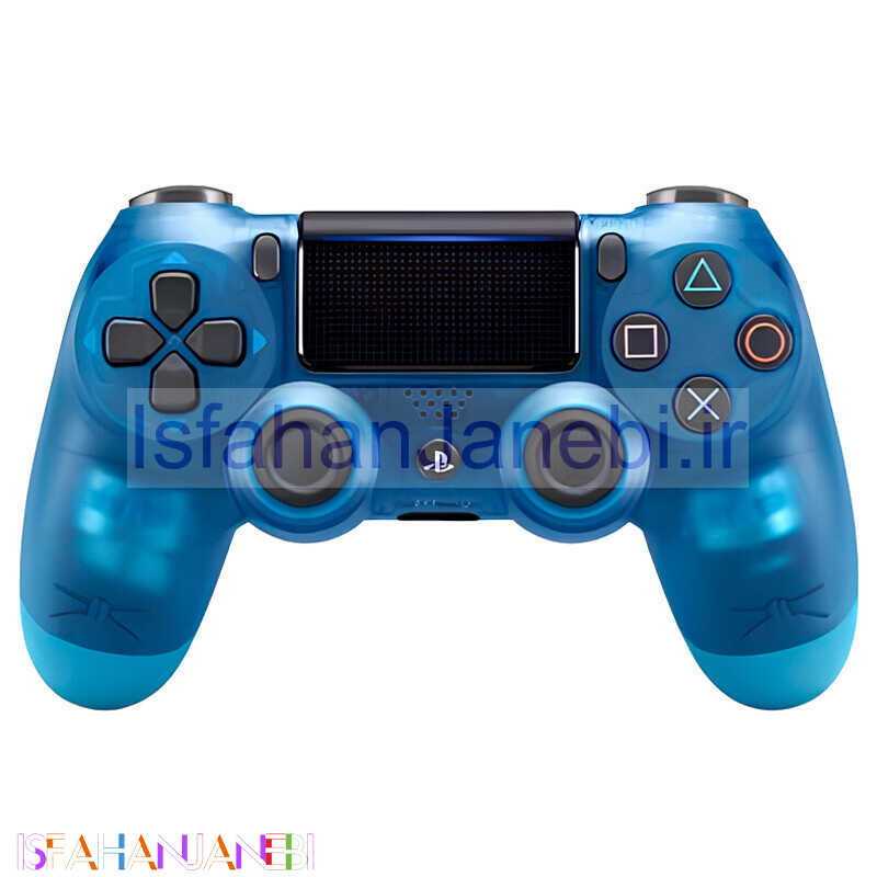 اصفهان جانبی-دسته بازی بی سیم SONY PlayStation 4 DualShock 4 High Copy آبی شفاف