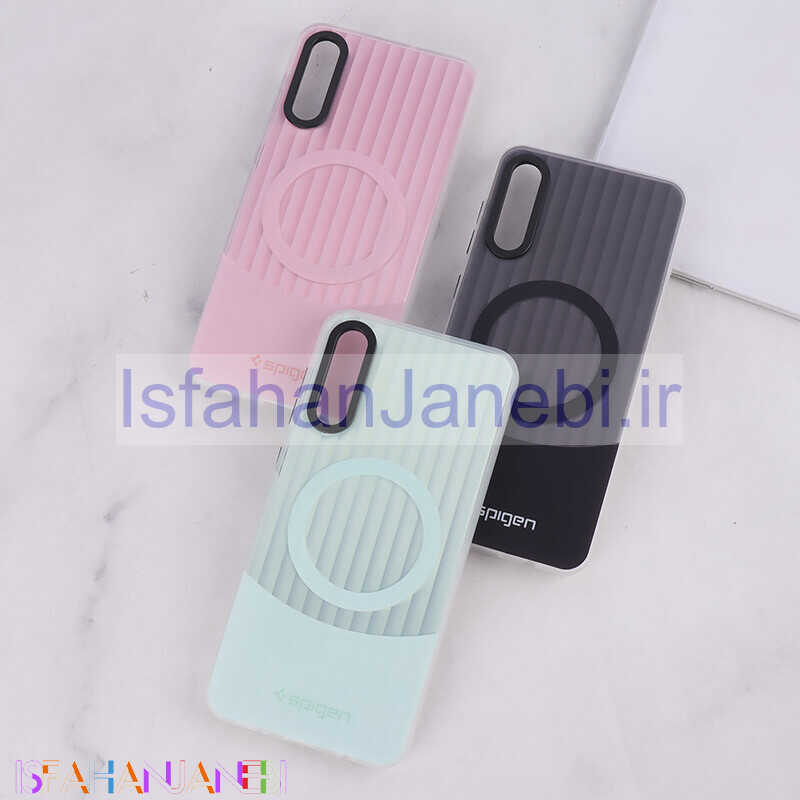 اصفهان جانبی-قاب Spigen 3D سامسونگ Galaxy A30s / A50 / A50s کرکره ای طرح مگ سیف