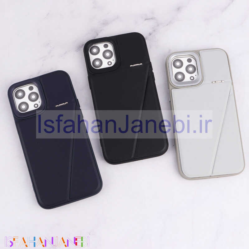 اصفهان جانبی-قاب چرم Classic آیفون iPhone 12 Pro Max استندشو