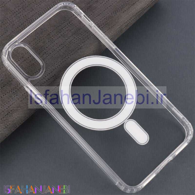 اصفهان جانبی-قاب ضد ضربه مگ سیف Clear Case Magnetic آیفون X / XS