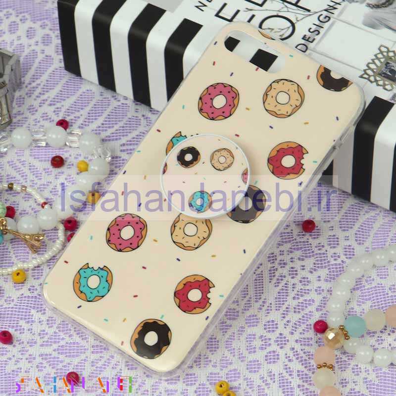 اصفهان جانبی-قاب سوپر IMD محافظ لنز دار پاپ سوکت دار iPhone 7 Plus / 8 Plus دونات