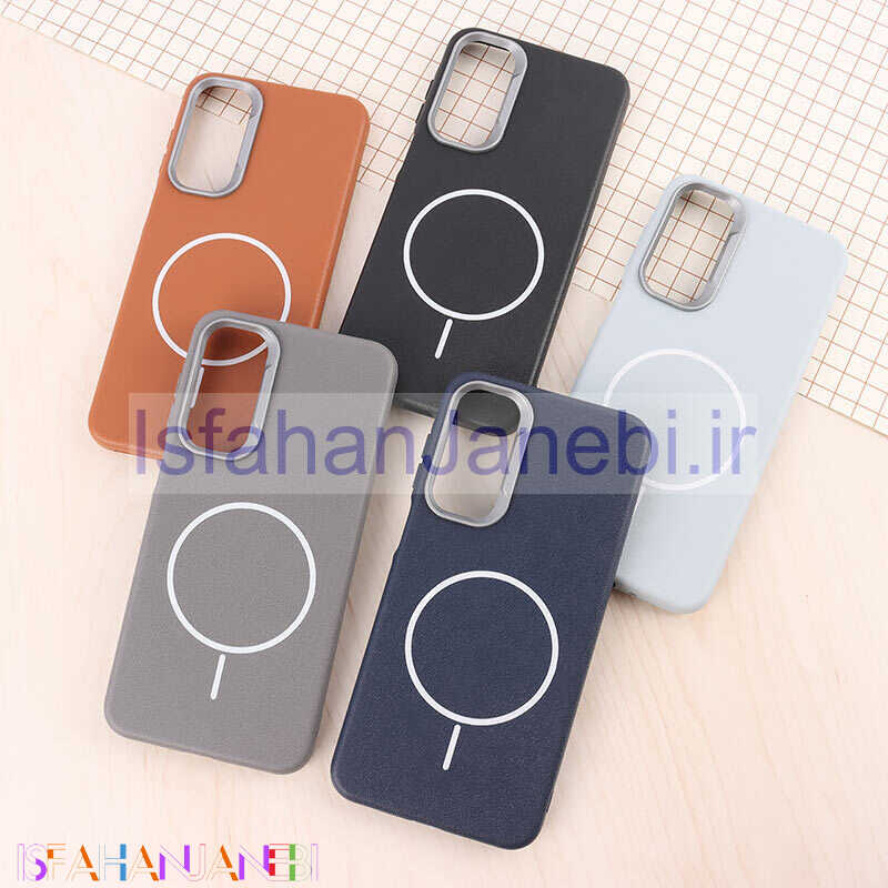 اصفهان جانبی-قاب چرمی ژله ای سامسونگ Galaxy A16 4G / A16 5G طرح مگ سیف