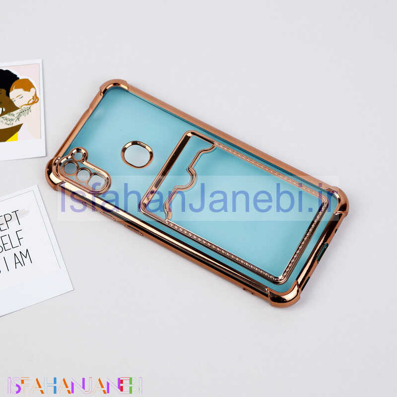 اصفهان جانبی-قاب محافظ لنزدار شفاف جاکارتی دار Samsung Galaxy A11