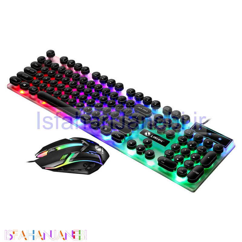 اصفهان جانبی-کیبورد و موس گیمینگ لایمید GTX300 A