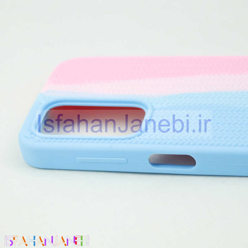 اصفهان جانبی-قاب سیلیکونی اورجینال رنگین کمانی طرح بافت Samsung Galaxy A23