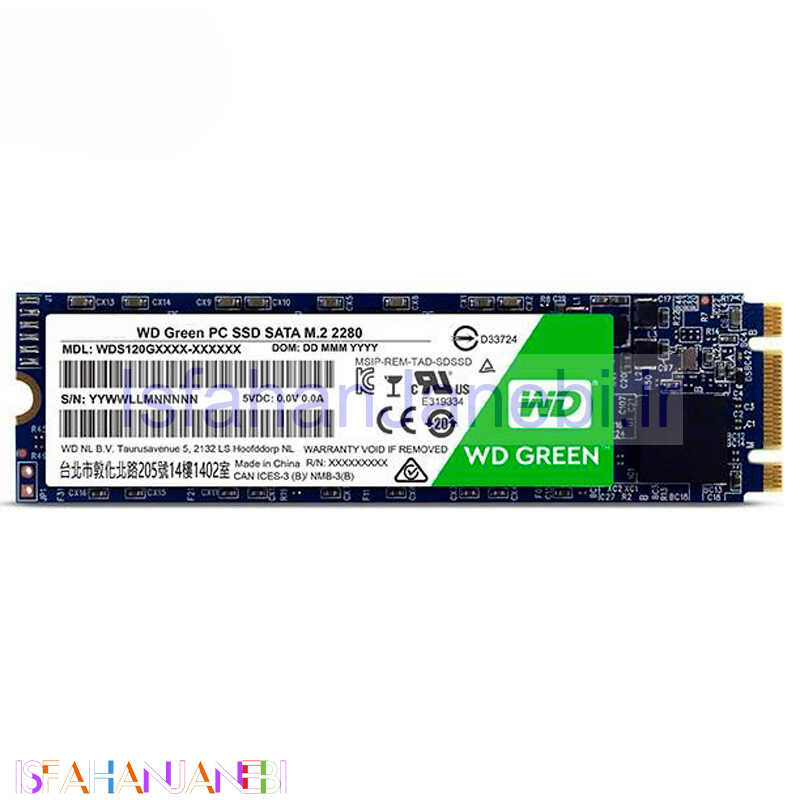 اصفهان جانبی-حافظه SSD وسترن دیجیتال Western Digital Green 240GB M.2