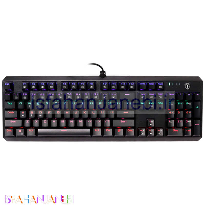 اصفهان جانبی-کیبورد گیمینگ تی دگر Pavones T-TGK319 Blue Switch