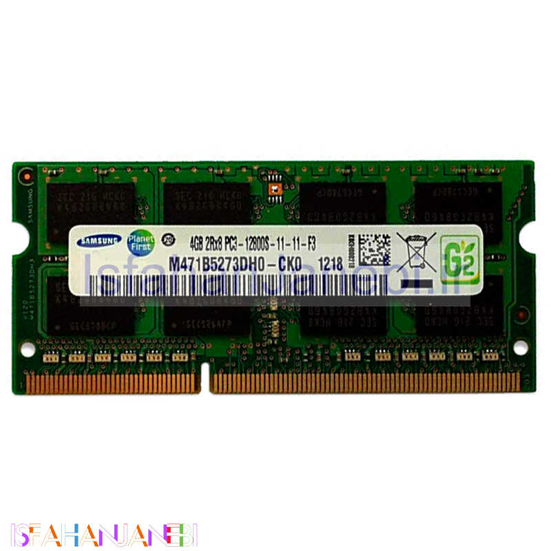 اصفهان جانبی-رم لپ تاپ سامسونگ Samsung DDR3 4GB 1600MHz PC3-12800S CL11