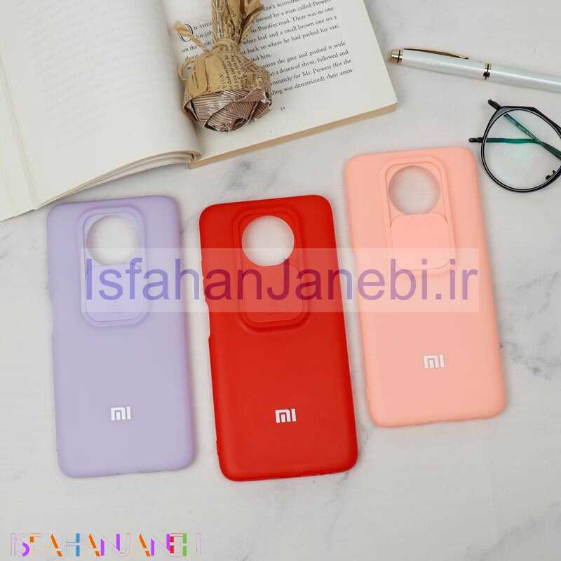 اصفهان جانبی-قاب سیلیکونی TPU محافظ لنزدار کشویی Xiaomi Redmi Note 9T لایت