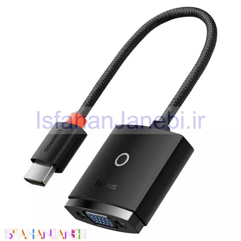 اصفهان جانبی-تبدیل Baseus AirJoy WKQX010001 HDMI To VGA