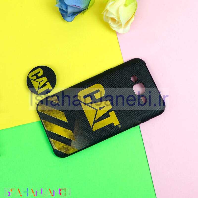 اصفهان جانبی-قاب فانتزی برجسته + پاپ سوکت طرح CAT سامسونگ J7 سری D