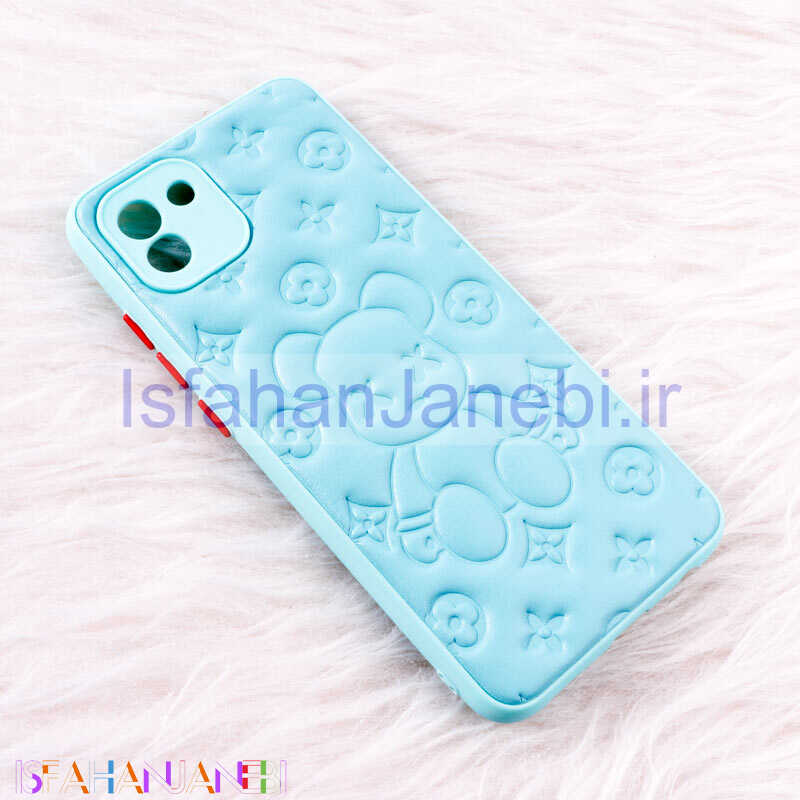 اصفهان جانبی-قاب چرمی پافر Ted محافظ لنزدار Samsung Galaxy A03