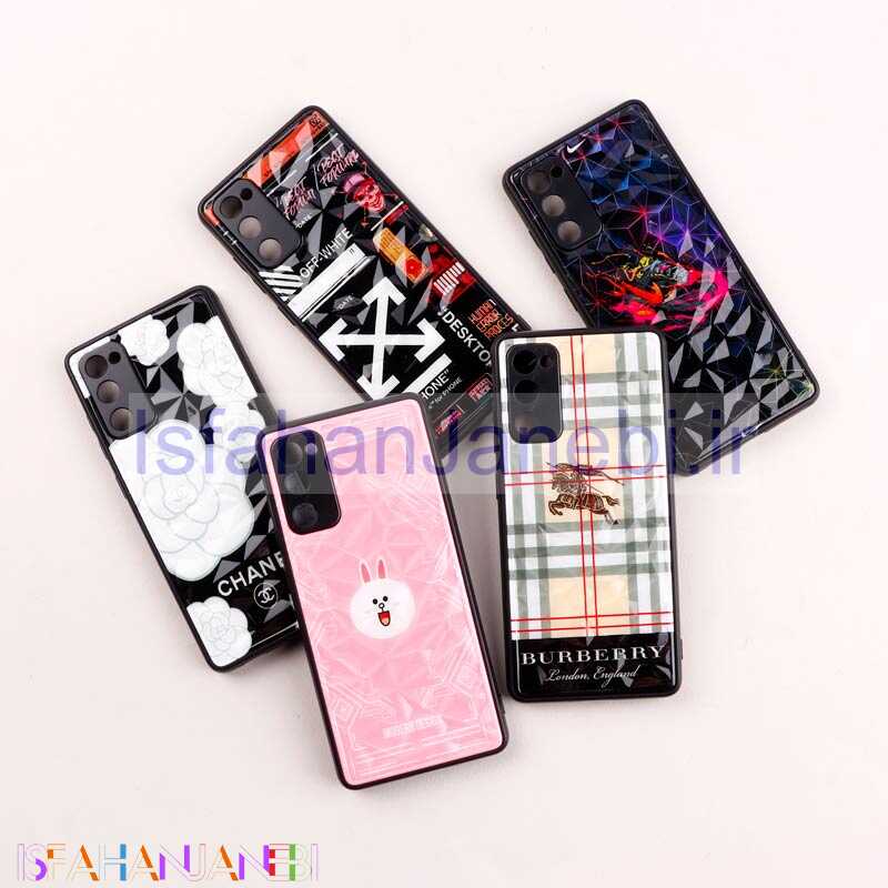 اصفهان جانبی-قاب طرحدار پشت برجسته محافظ لنزدار Samsung Galaxy S20 FE