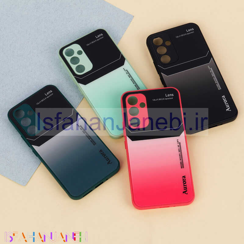 اصفهان جانبی-قاب PVD Lens Opoctuir رنگی محافظ لنزدار Samsung Galaxy A54