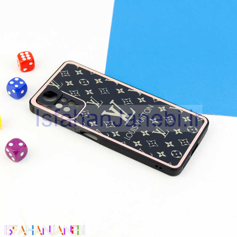 اصفهان جانبی-قاب محافظ لنزدار پشت گلسی طرحدار Xiaomi Redmi Note 11 Pro سری A