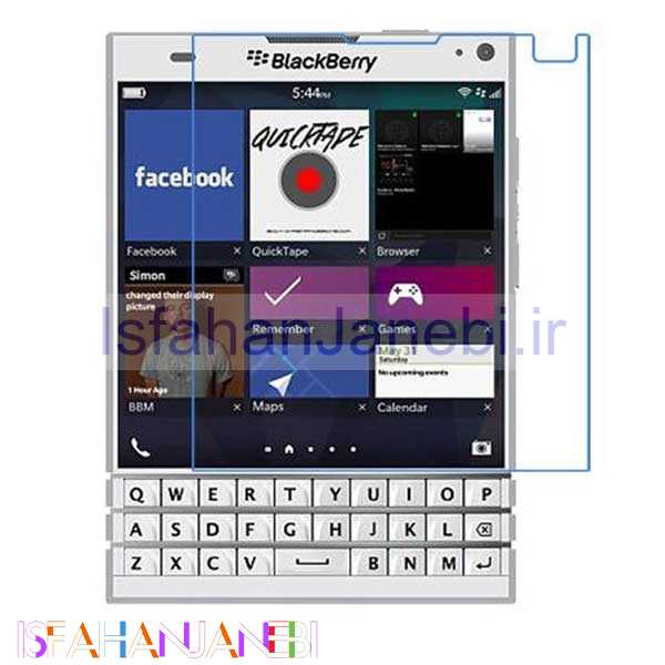 اصفهان جانبی-گلس شیشه ای BlackBerry Q30