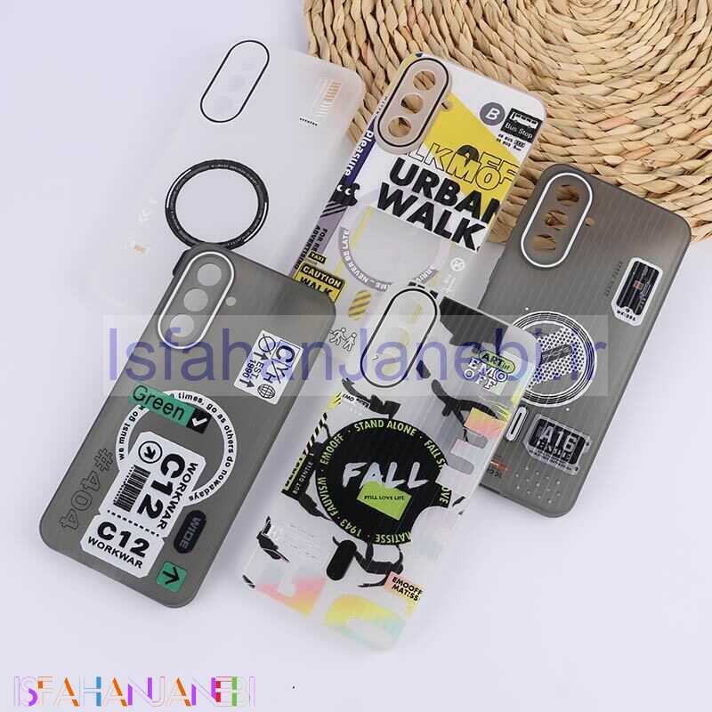 اصفهان جانبی-قاب سامسونگ Galaxy A36 کرکره ای پشت مات محافظ لنزدار