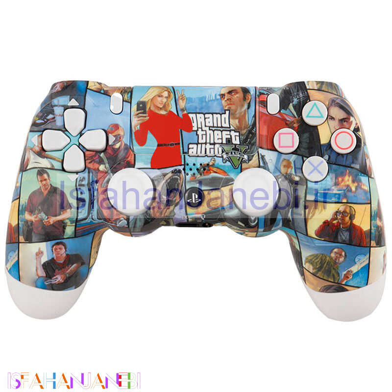 اصفهان جانبی-دسته بازی بی سیم SONY PlayStation 4 DualShock 4 High Copy طرح GTA