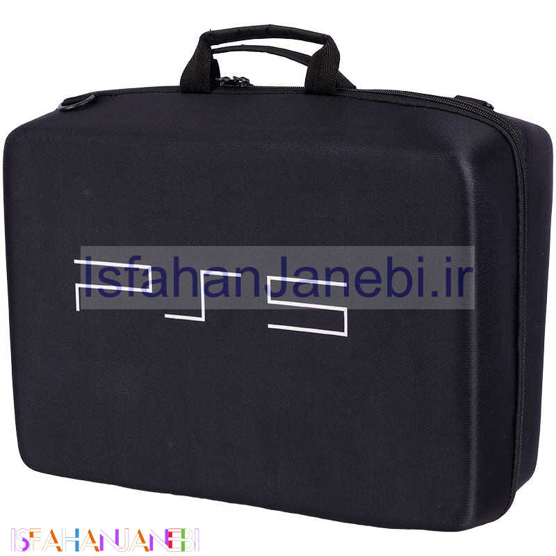 اصفهان جانبی-کیف کنسول بازی PS5 برزنتی طرح لوگوی Play Station 5 مشکی