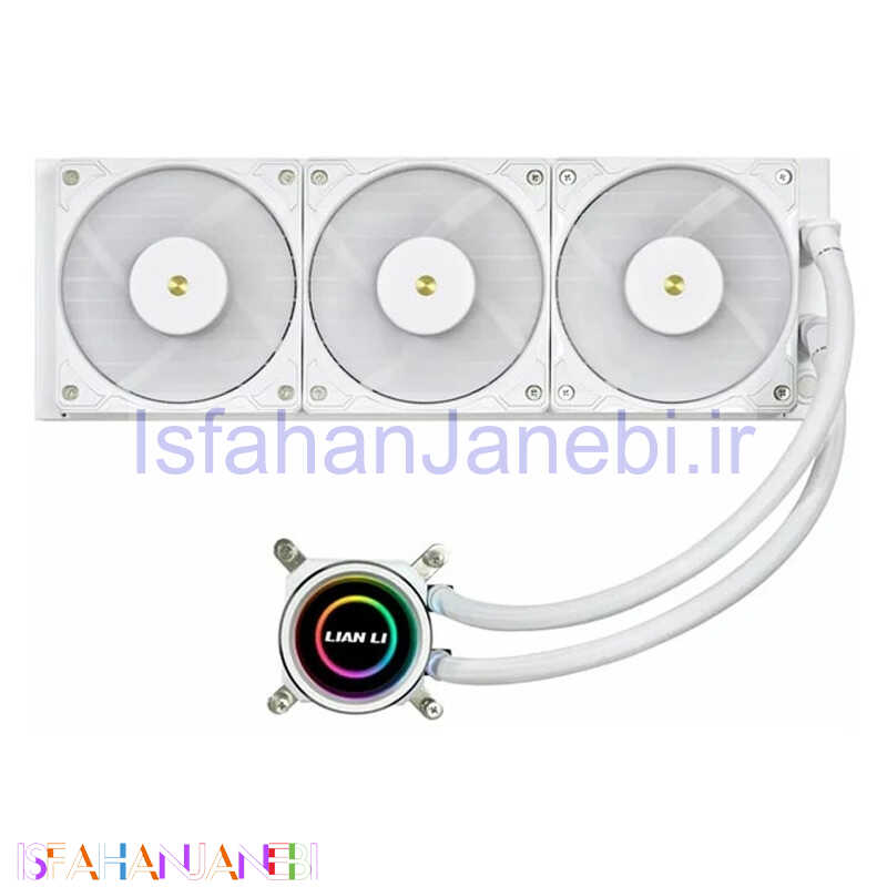 اصفهان جانبی-فن خنک کننده CPU لیان لی LIAN LI Galahad II Trinity Performance 360 White