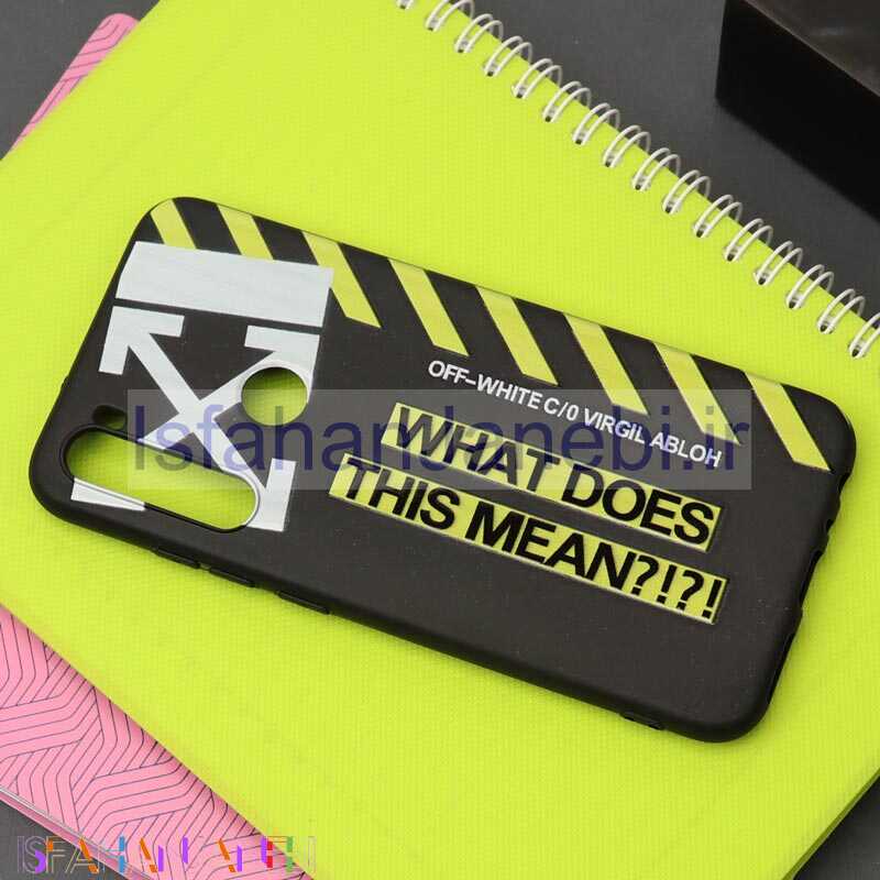 اصفهان جانبی-قاب طرحدار مشکی Off White شیائومی Redmi Note 8