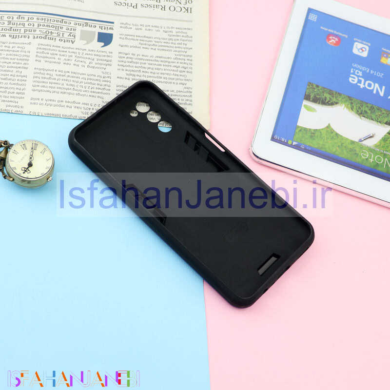 اصفهان جانبی-قاب ضد ضربه محافظ لنز دار هولدر دار بتمن Samsung Galaxy A03s سری A