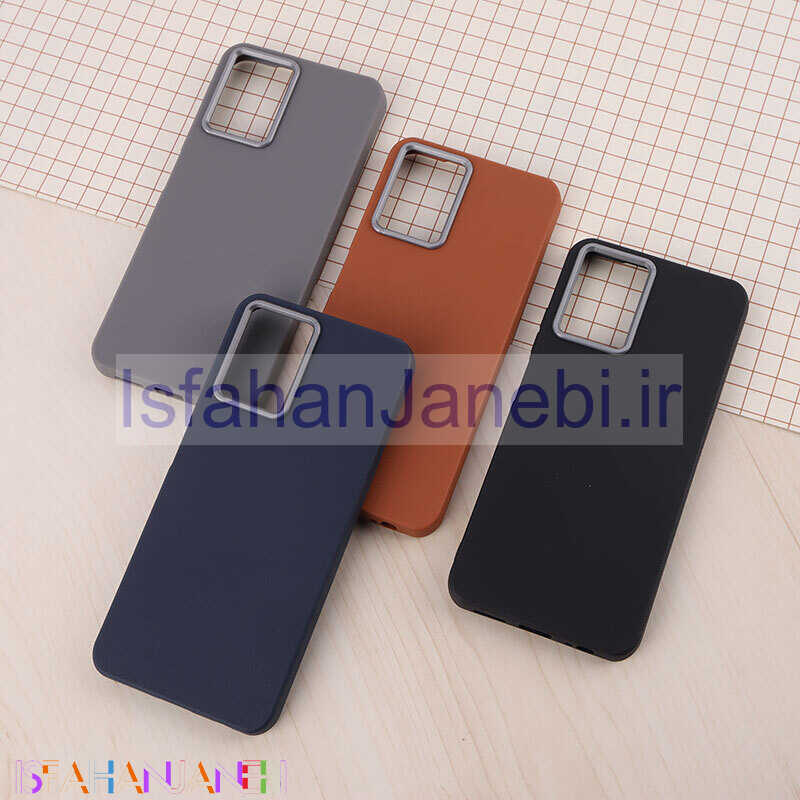 اصفهان جانبی-قاب چرمی ژله ای Leather شیائومی Redmi Note 10 4G / 10s