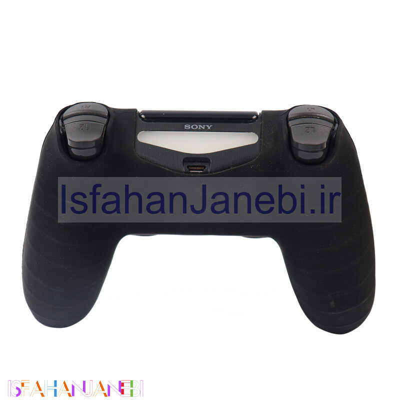 اصفهان جانبی-روکش دسته بازی PS4 + آنالوگ طرح CYBER PUNK مشکی زرد