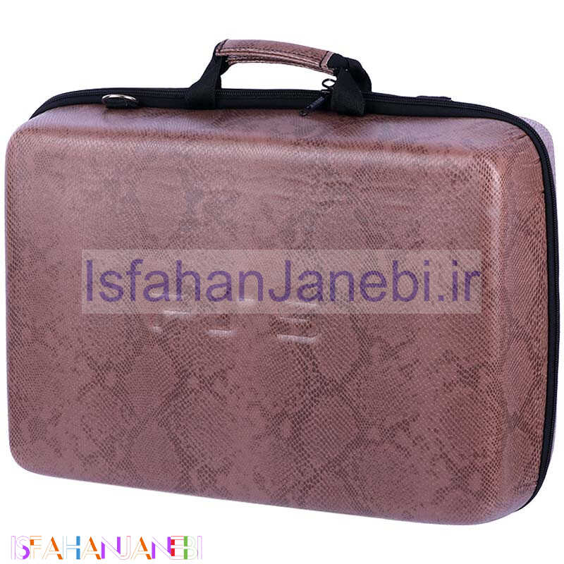 اصفهان جانبی-کیف کنسول بازی PS5 چرمی پوست ماری قهوه ای