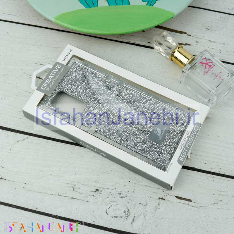 اصفهان جانبی-قاب شاینی Swarovski صندوقی Samsung Galaxy A32 4G