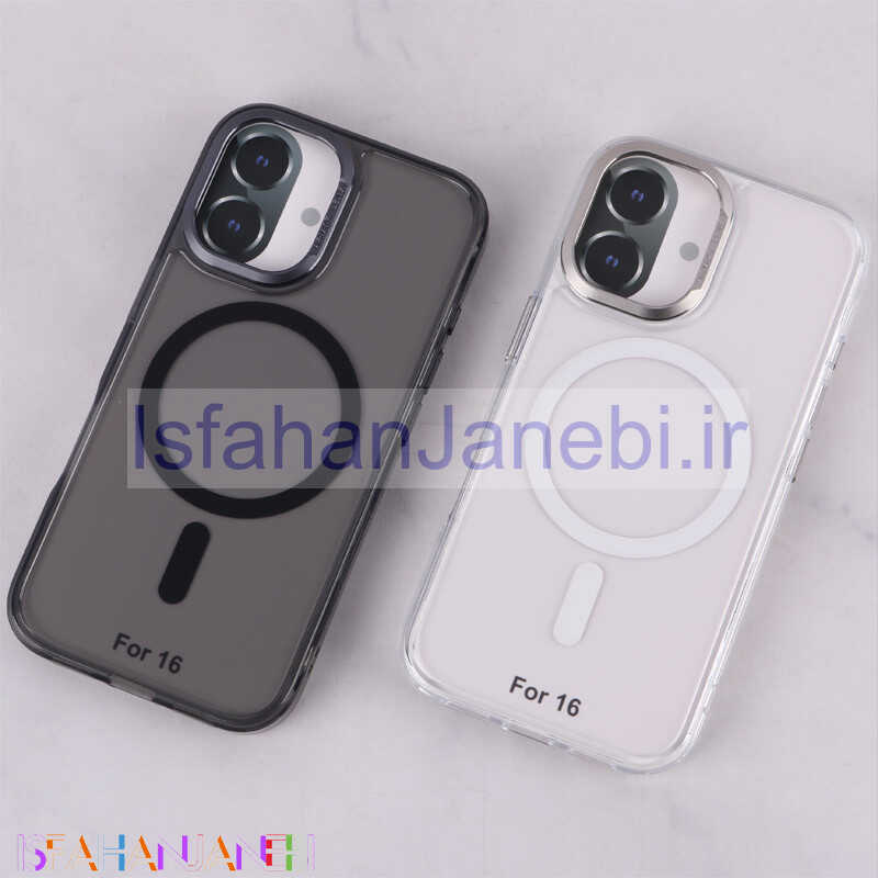 اصفهان جانبی-قاب مگ سیف Linex Armor Lens آیفون iPhone 16 پشت مات