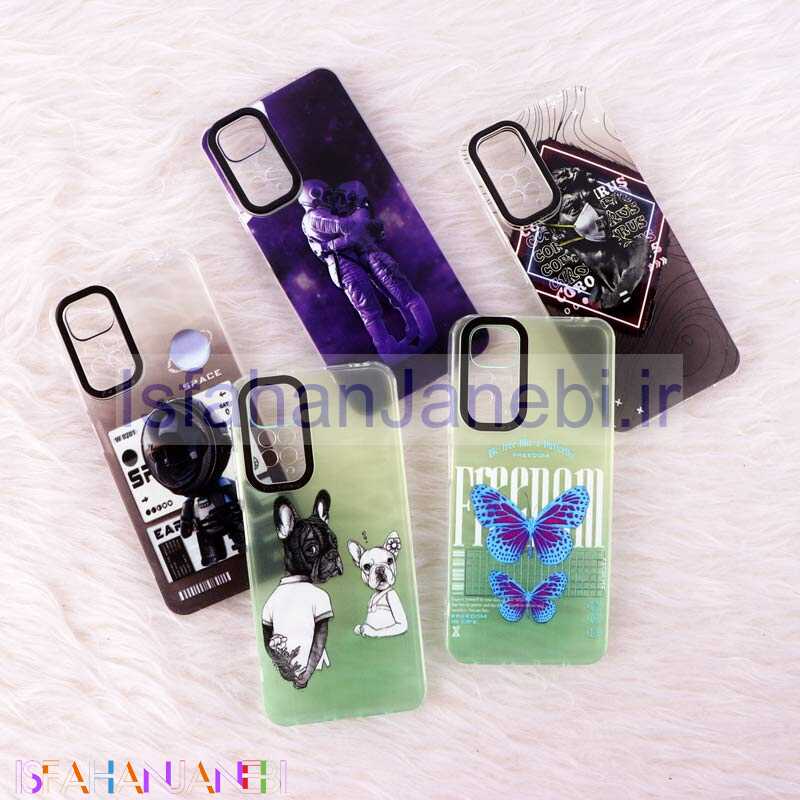 اصفهان جانبی-قاب ژله ای فانتزی محافظ لنزدار Xiaomi Redmi Note 11 / 11s