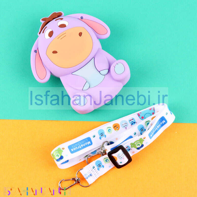 اصفهان جانبی-کیف هندزفری سیلیکونی بنددار Eeyore یاسی