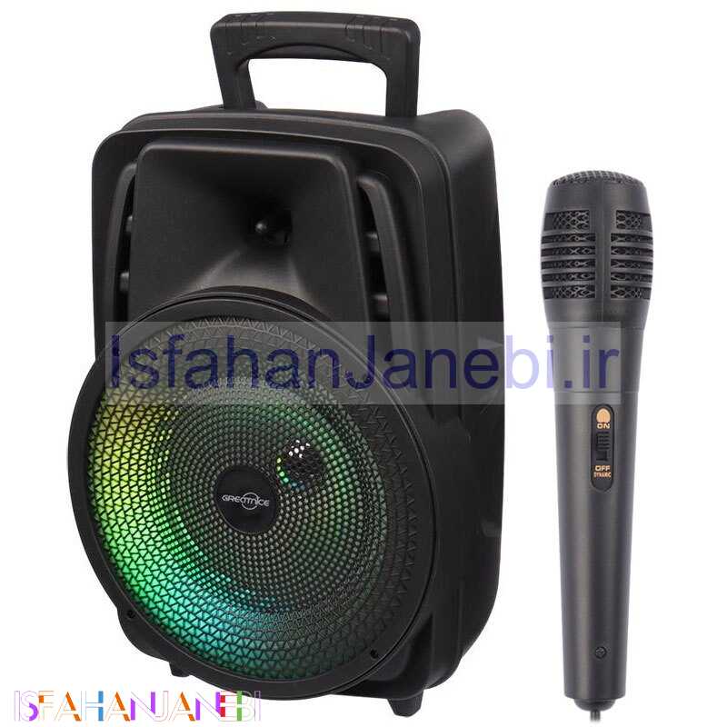 اصفهان جانبی-اسپیکر بلوتوثی رم و فلش خور Greatnice GTS-2047 + میکروفون