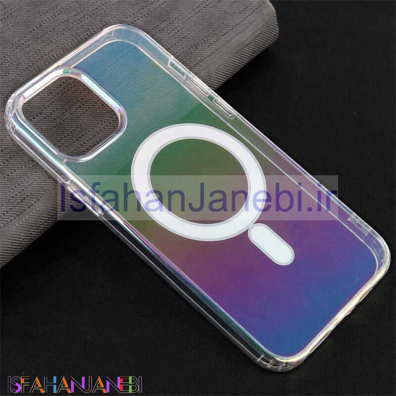 اصفهان جانبی-قاب PC شفاف هولوگرامی Keliluo مگ سیف iPhone 12 Pro Max