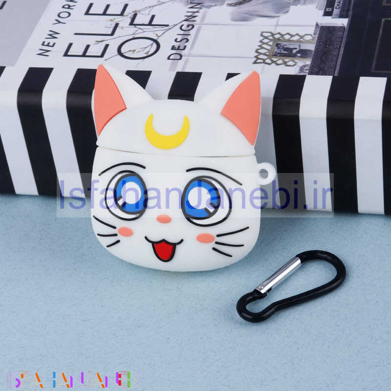 اصفهان جانبی-محافظ AirPods 1 / 2 سیلیکونی گربه فانتزی