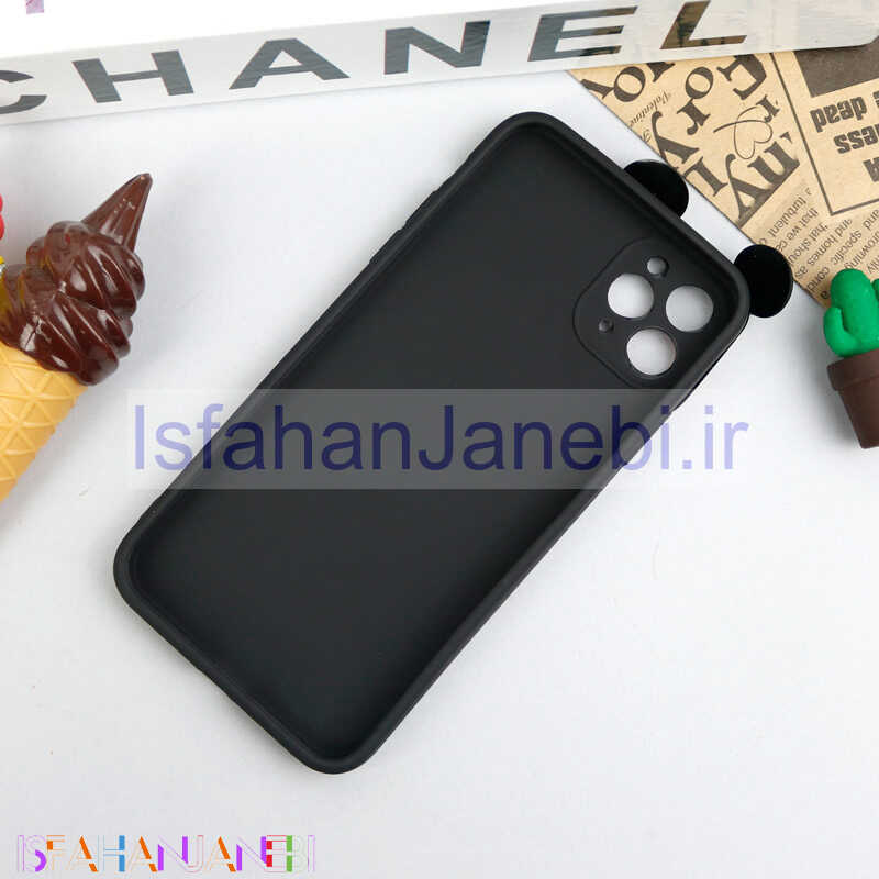 اصفهان جانبی-قاب سیلیکونی عروسکی محافظ لنزدار طرح Minnie Mouse آیفون iPhone 12 Pro Max