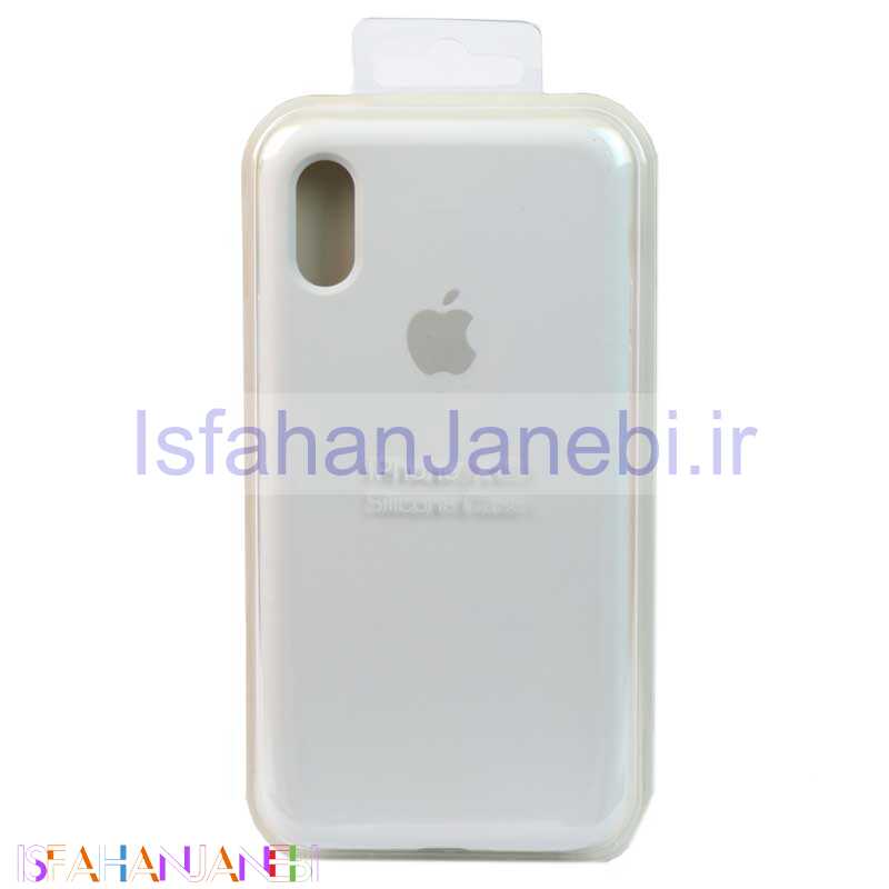 اصفهان جانبی-قاب سیلیکونی iPhone X/XS سفید