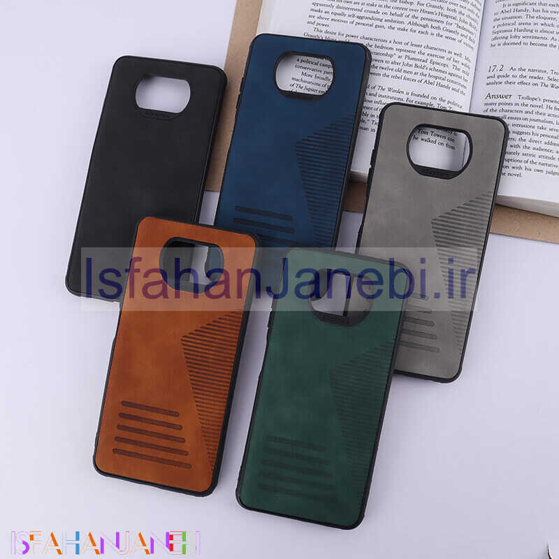 اصفهان جانبی-قاب چرمی Pro Camera شیائومی Poco X3 / X3 NFC / X3 Pro