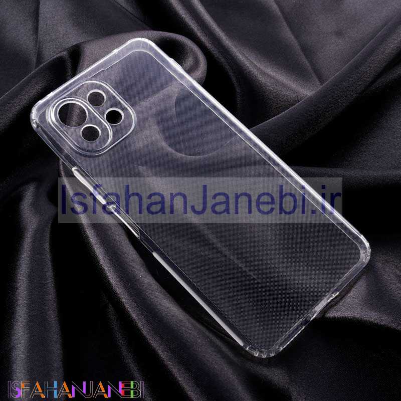 اصفهان جانبی-قاب ژله ای ساده بی رنگ محافظ لنزدار Xiaomi Mi 11 Lite 5G
