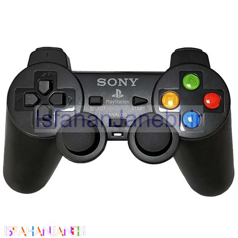 اصفهان جانبی-دسته بازی تک شوکدار Sony PS2 دکمه رنگی