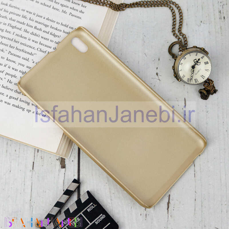 اصفهان جانبی-قاب اورجینال ضدضربه Super Frosted نیلکین HTC Desire 816 طلایی